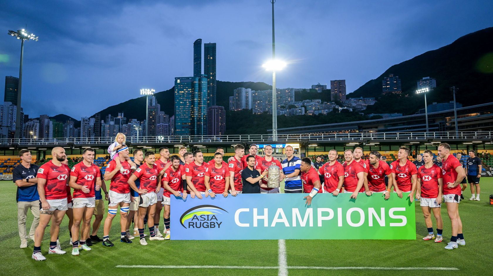 Hong Kong China Asia Rugby Men's Champions 2023
