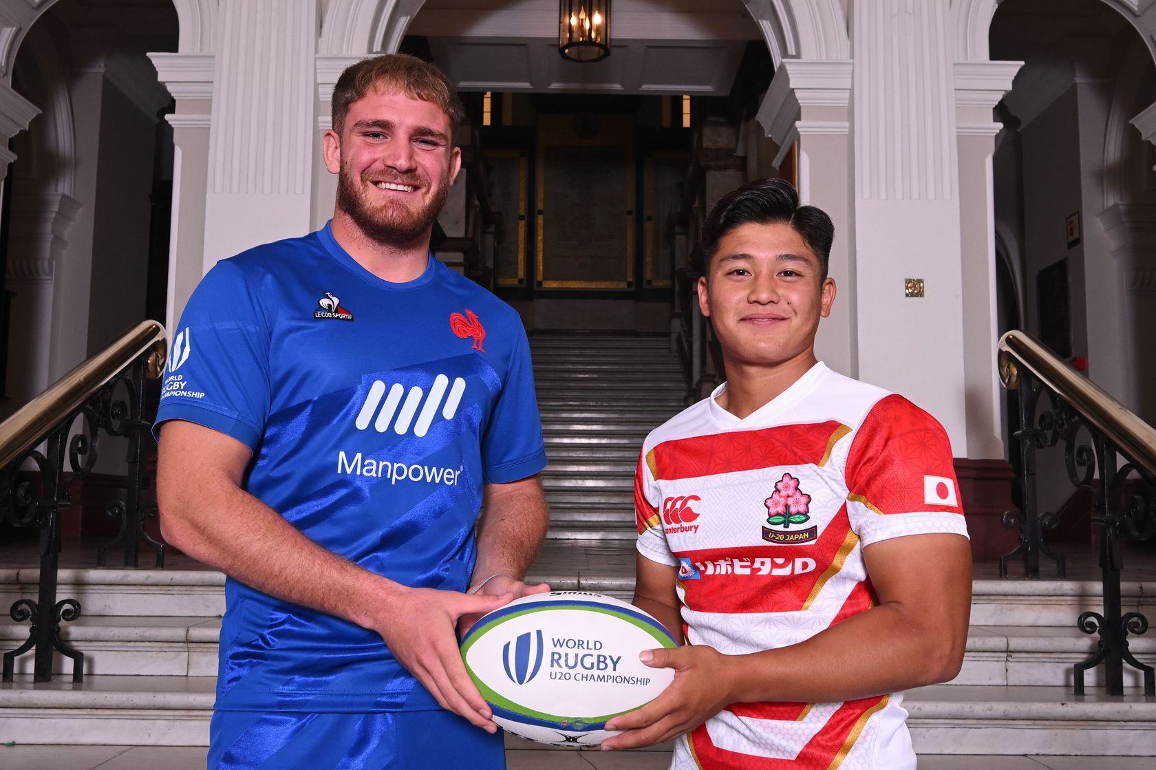 World Rugby U20 Championship 2023 captains' photocall