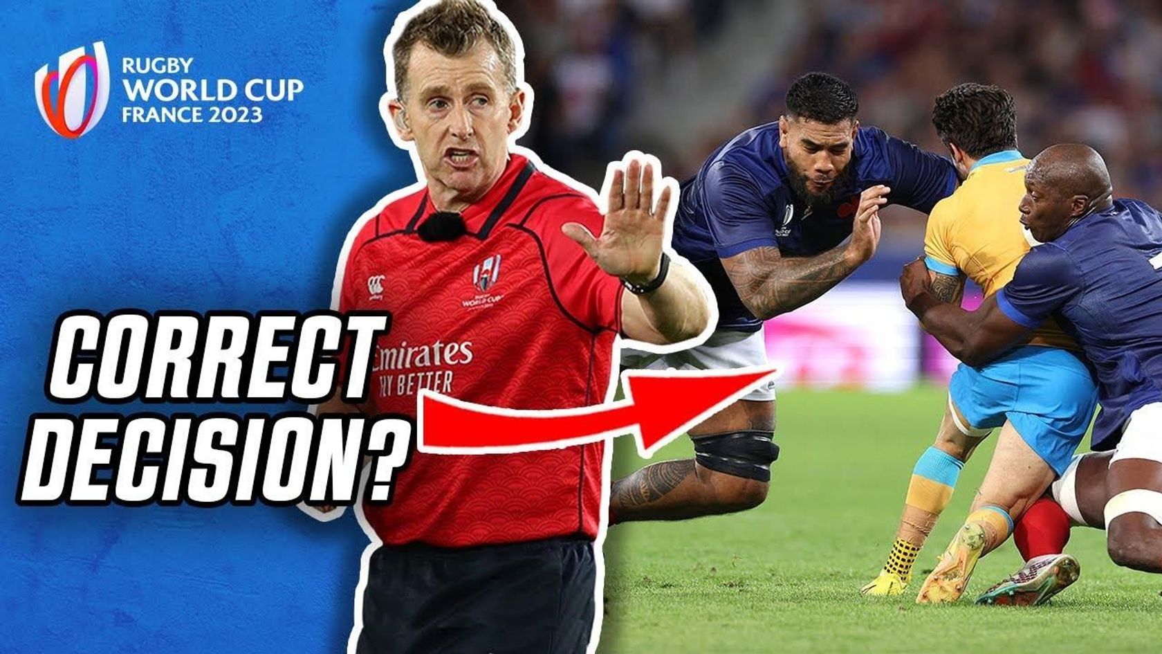 Should France's Romain Taofifénua seen red against Uruguay_ _ Whistle Watch _ Rugby World Cup 2023