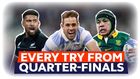 Every Rugby World Cup try from the quarter-finals!
