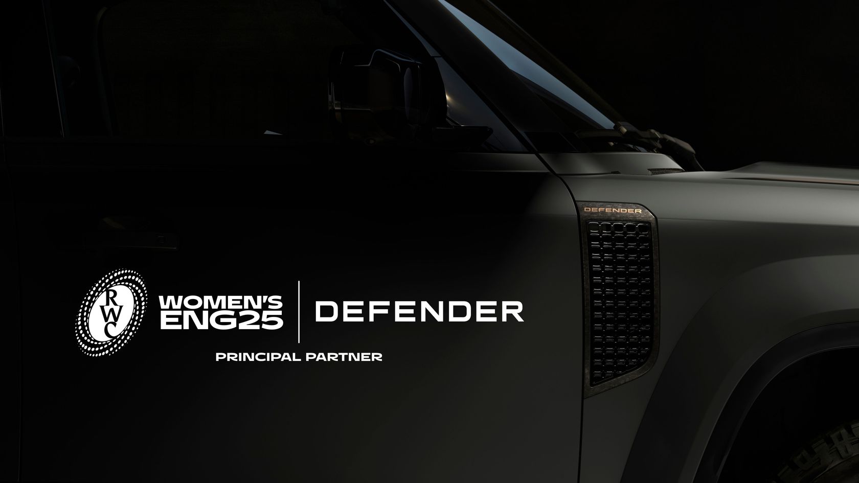 Defender RWC 2025 announcement