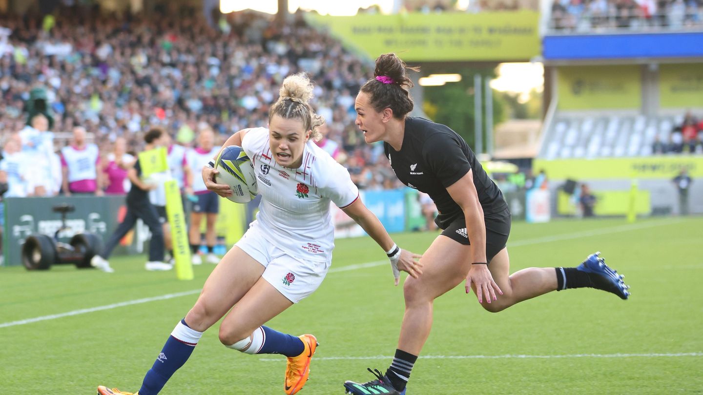 Ellie Kildunne RWC 2021 - New Zealand v England