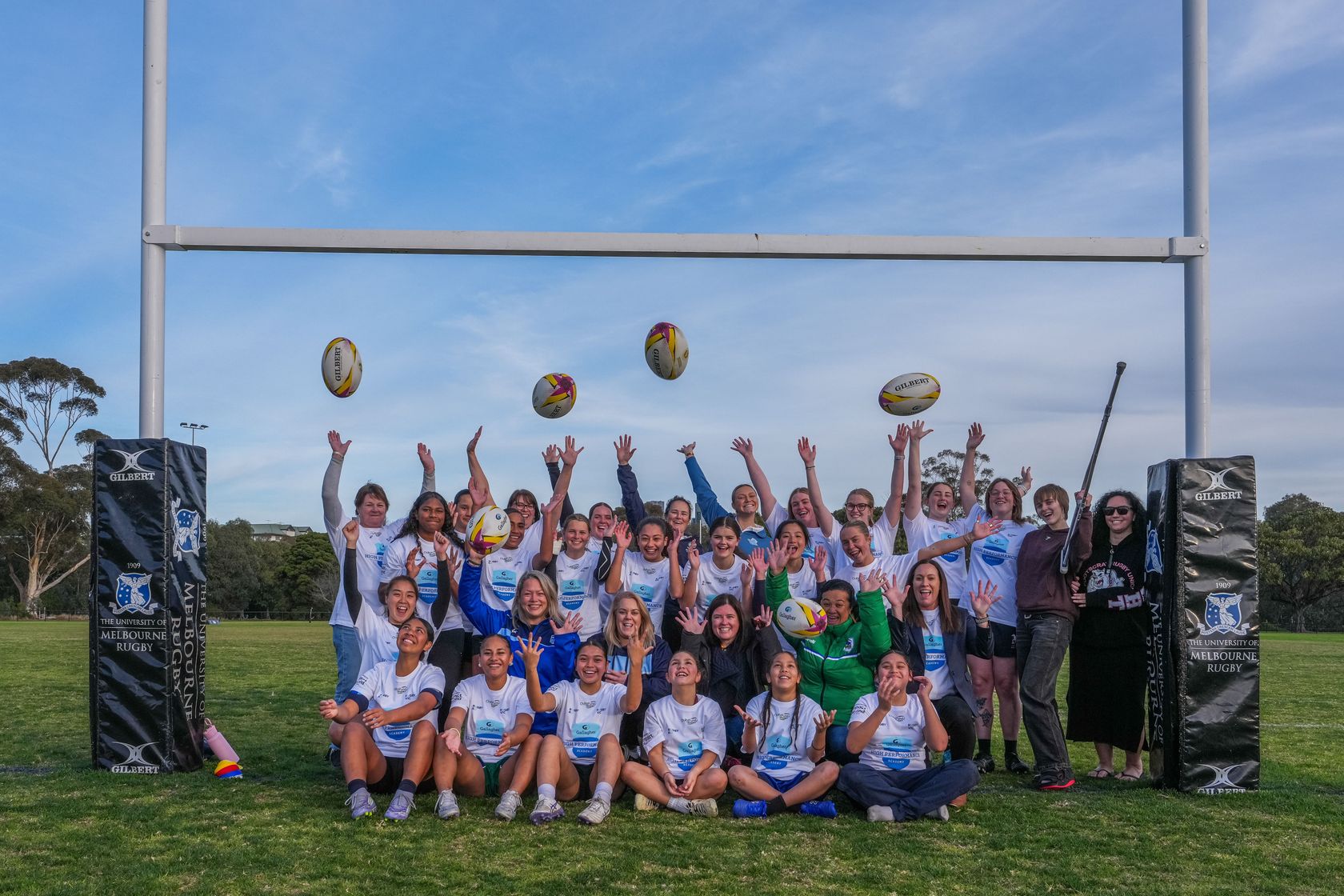 G2G Australia Forum Melbourne - Shannon Parry and Maddi Levi with local rugby leaders