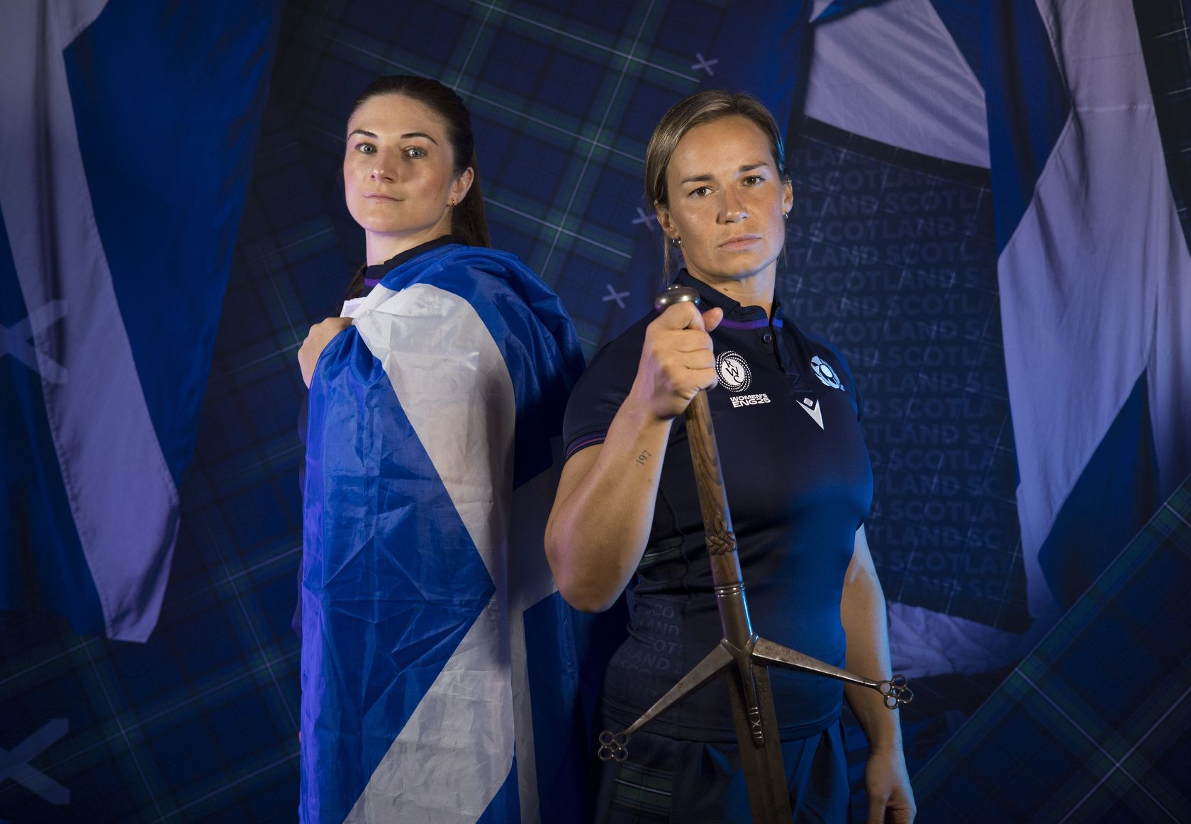 Scotland's Helen Nelson and Rachel Malcolm