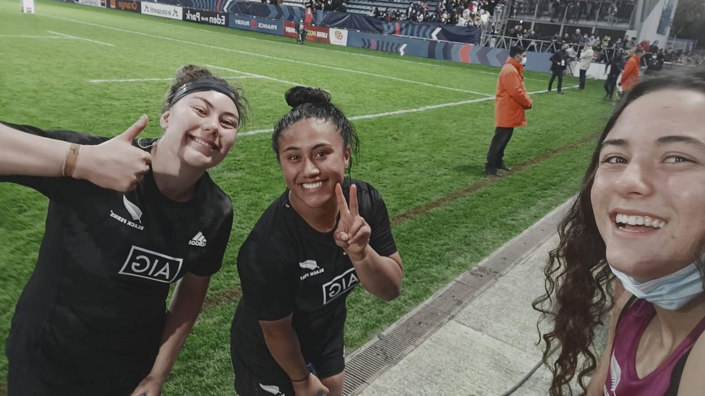 Alba Capell with Black Ferns
