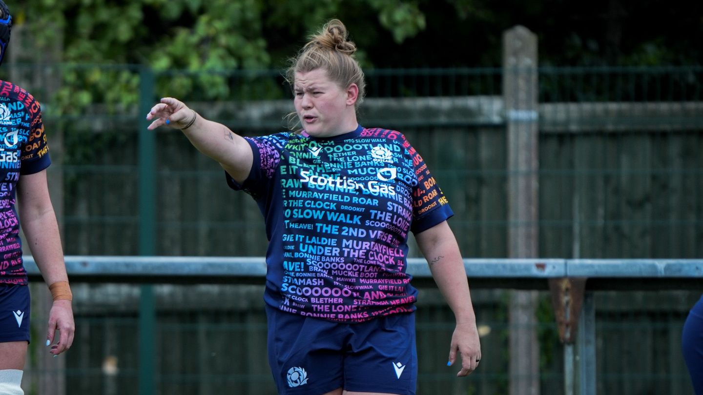 Scotland training kit. Photo credit: Scottish Rugby