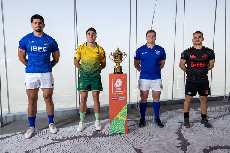 RWC 2027 Final Qualification Tournament Captains' photocall