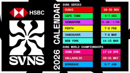 World Rugby confirms HSBC SVNS 2026 calendar and destinations