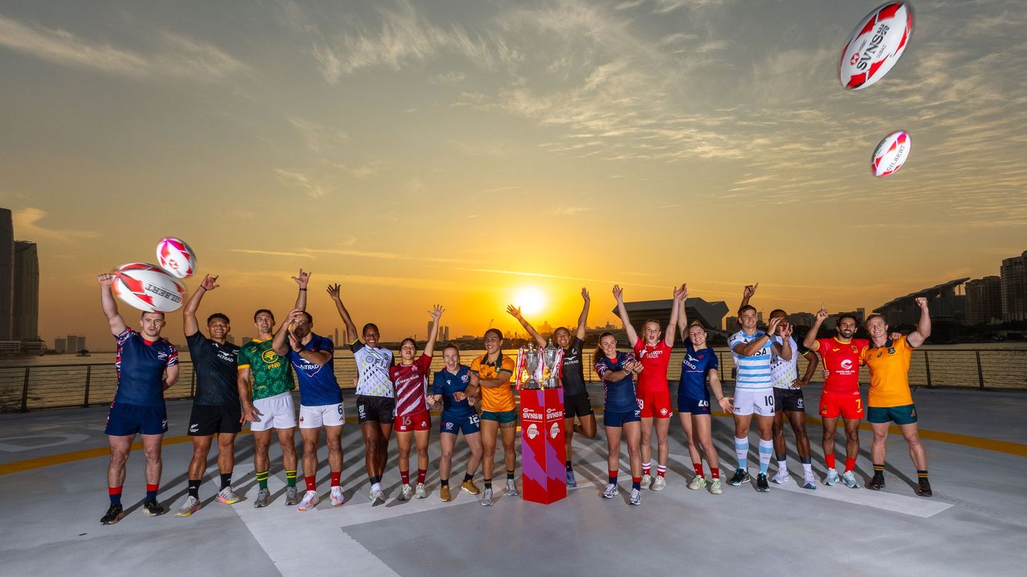 HSBC SVNS Dubai Captains Photo