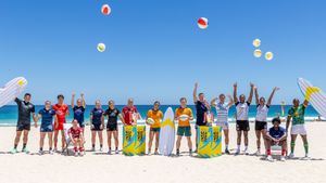 HSBC SVNS Perth 2026 Captains Photo