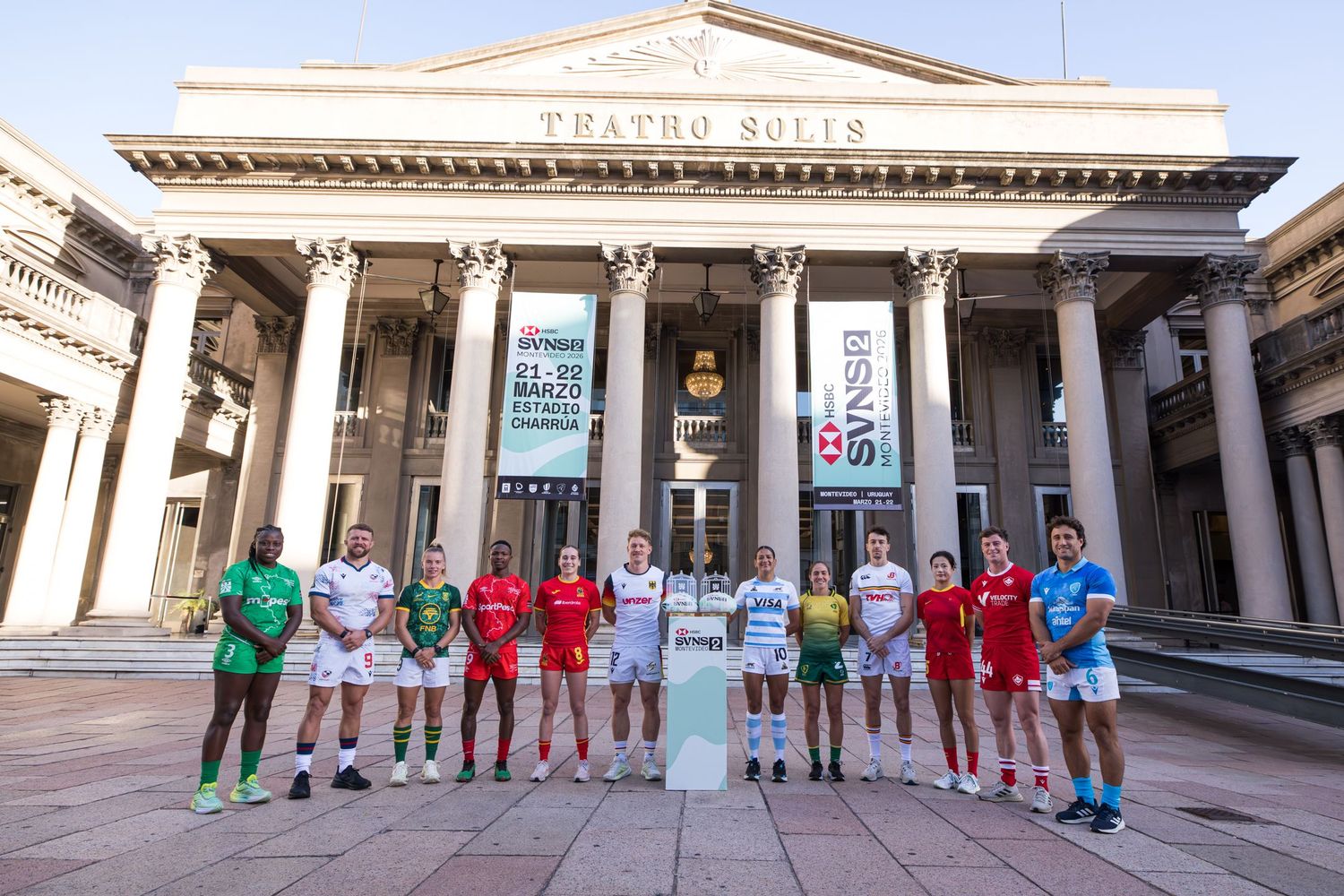 HSBC SVNS 2 Montevideo Captains Photo