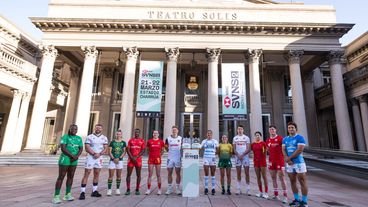 HSBC SVNS 2 Montevideo Captains Photo