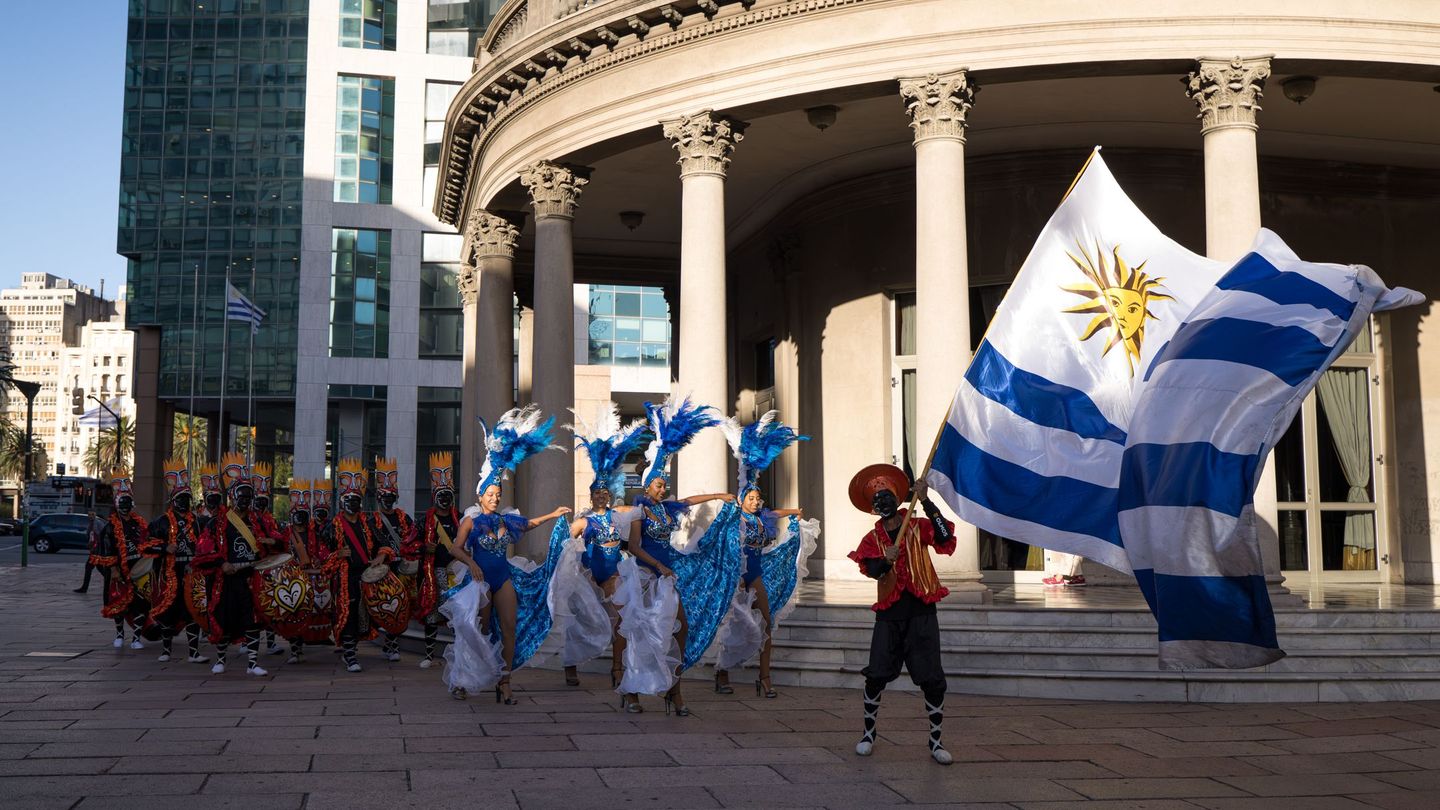 Montevideo celebrations for HSBC SVNS 2 arrival