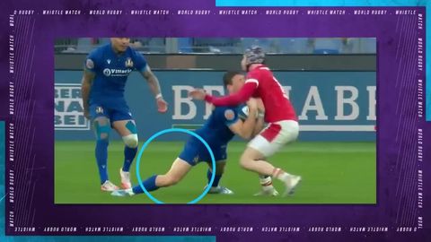 Should Duhan van der Merwe's push have been a penalty try?