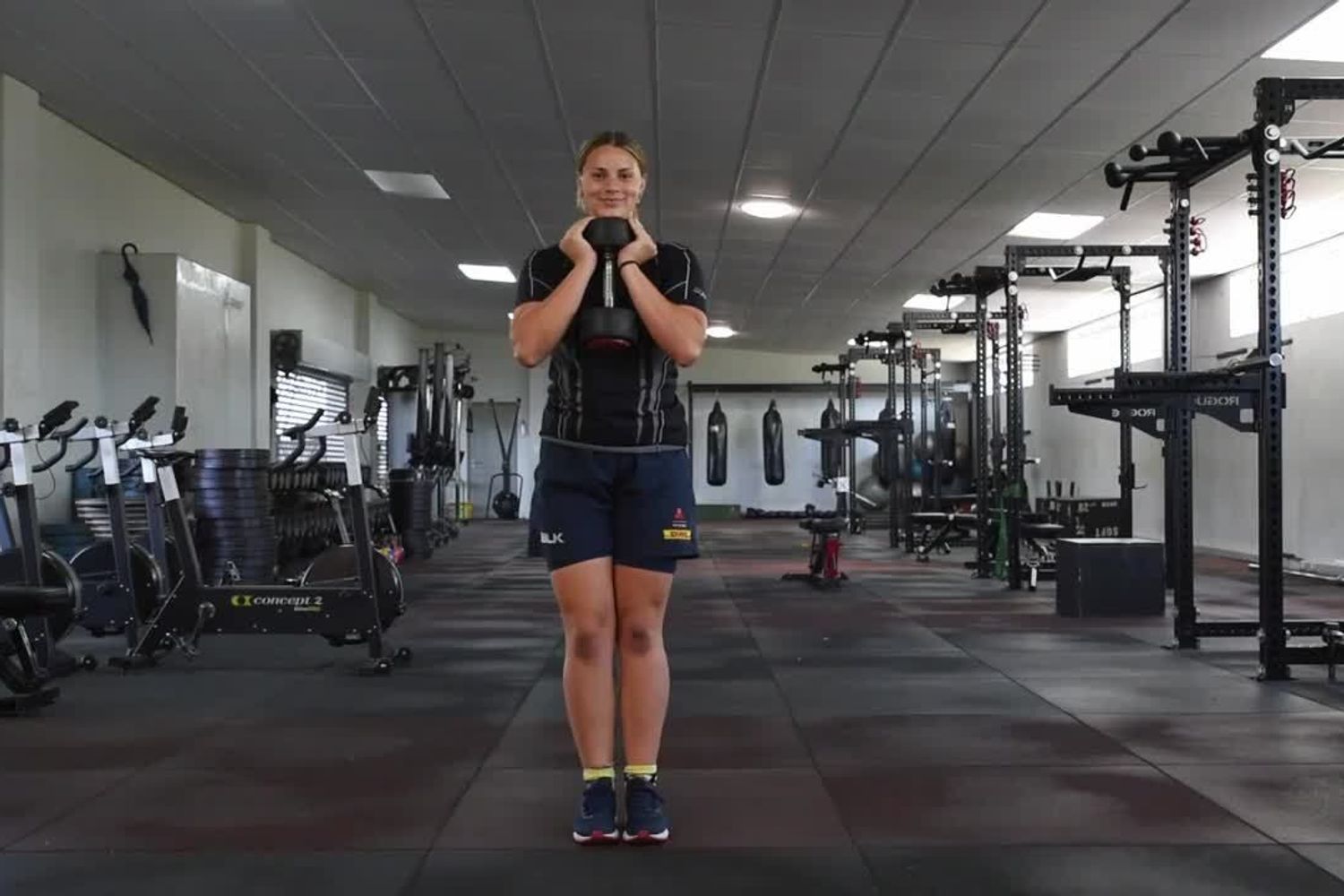 DB Lateral Lunge