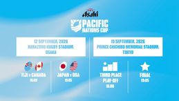 Dates set for Pacific Nations Cup 2026 as Asahi Super Dry confirmed as Title Partner