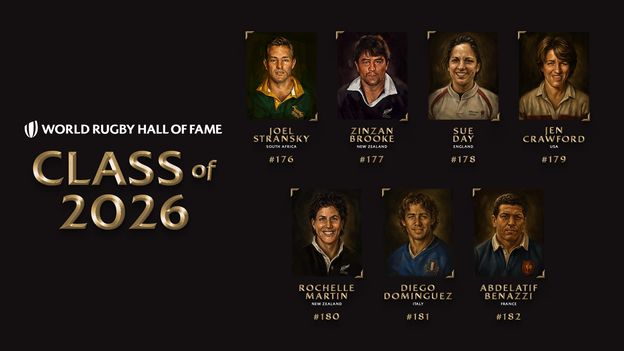 World Rugby Hall of Fame class of 2026