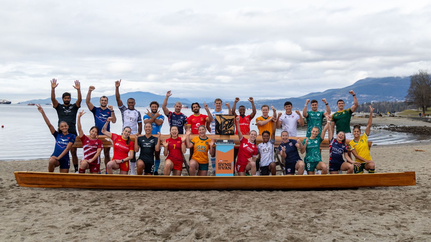 HSBC SVNS - Vancouver: Captains Photo
