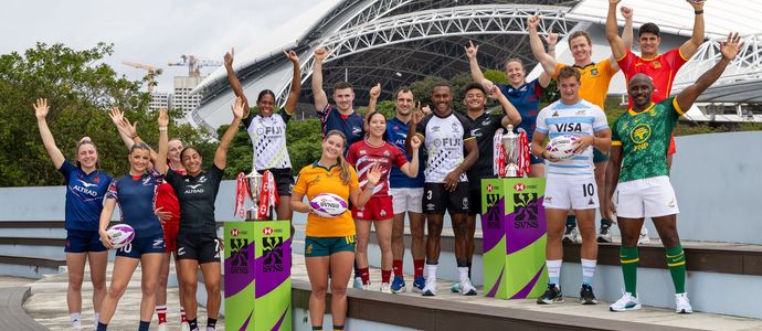HSBC SVNS - Singapore Sevens: Captains Photo