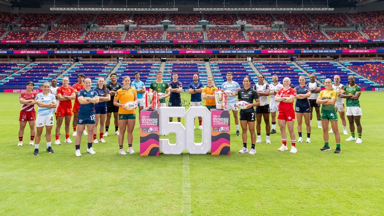 HSBC SVNS World Championship - Hong Kong Sevens: Captains Photo