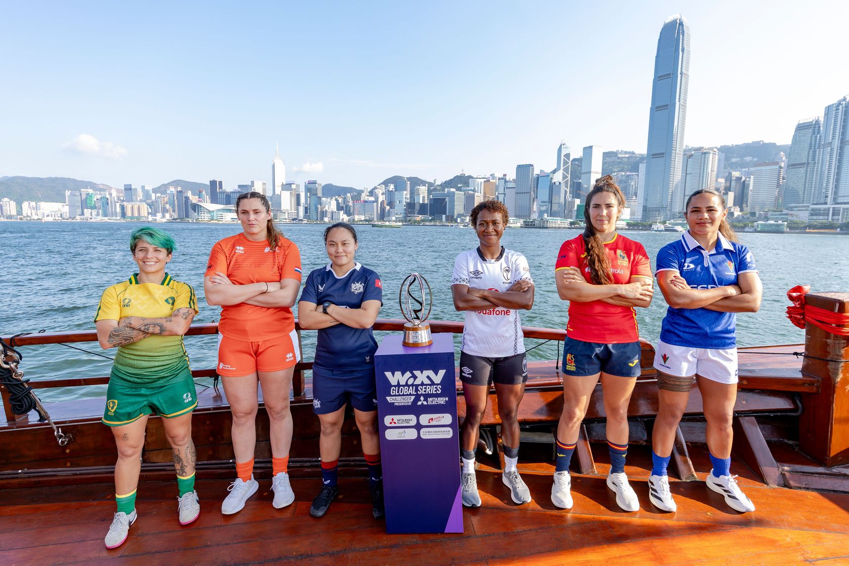 Hong Kong WXV Global Series Challenger Captains' Photocall