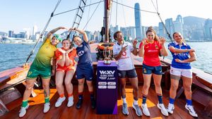 Hong Kong WXV Global Series Challenger Captains' Photocall