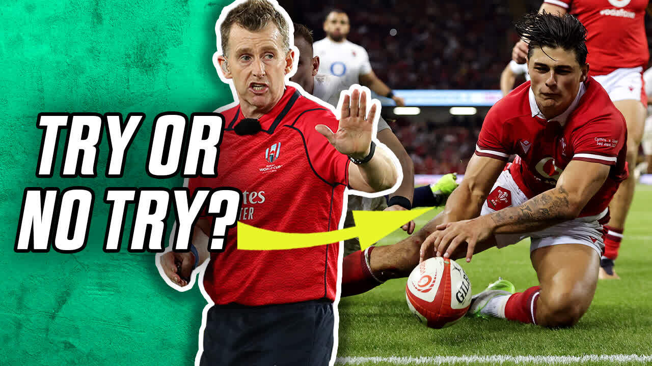 Should Louis Rees-Zammits disallowed try for Wales been awarded?