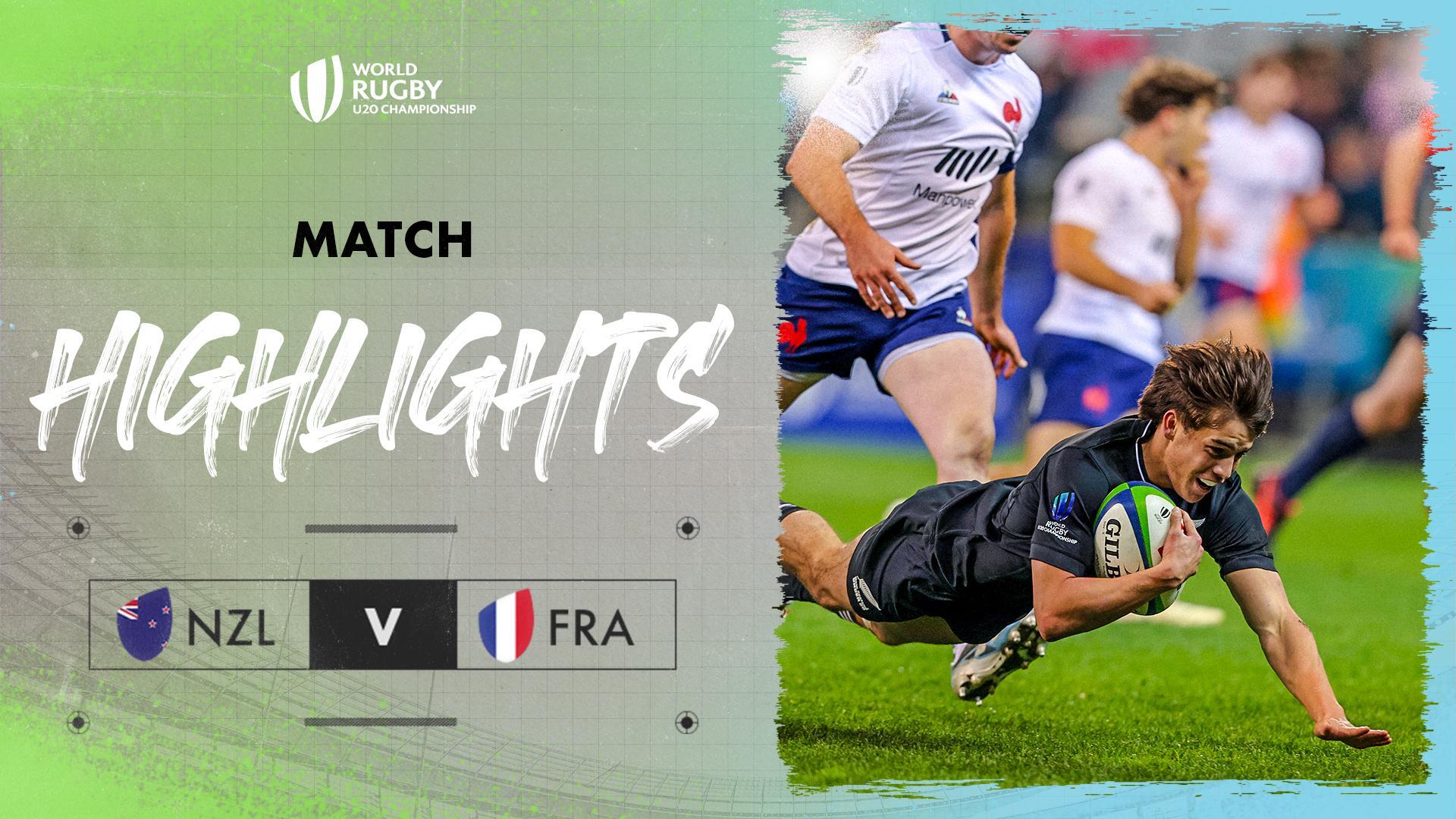 New Zealand v France | World Rugby U20 Championship 2024 | Semi Final