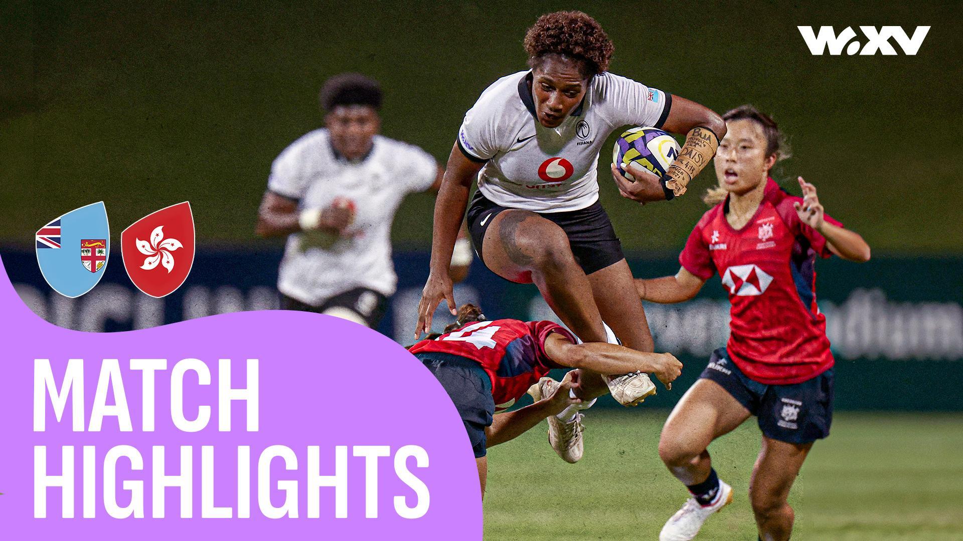 Fiji v hong kong china highlights wxv 3