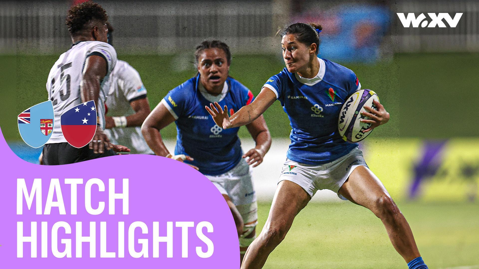 Fiji v samoa highlights wxv 3
