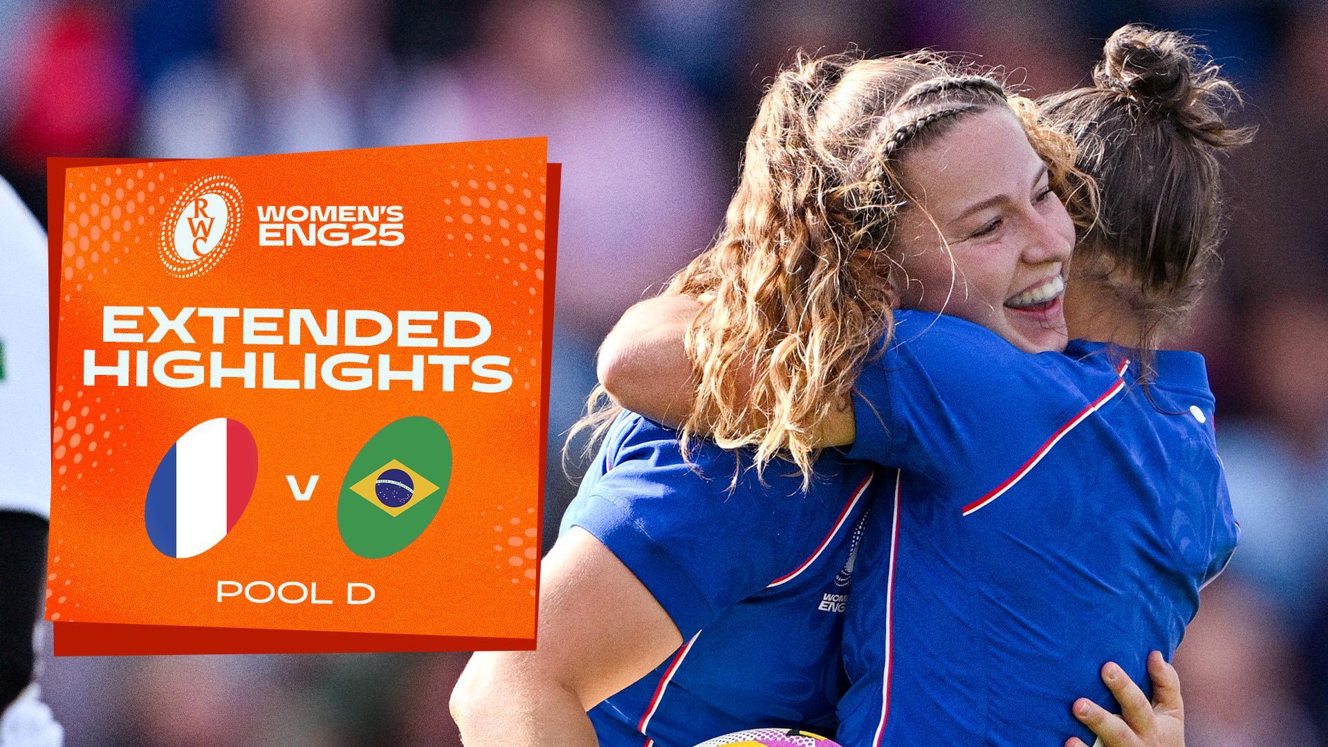 France v Brazil | Rugby World Cup 2025 | Extended Highlights