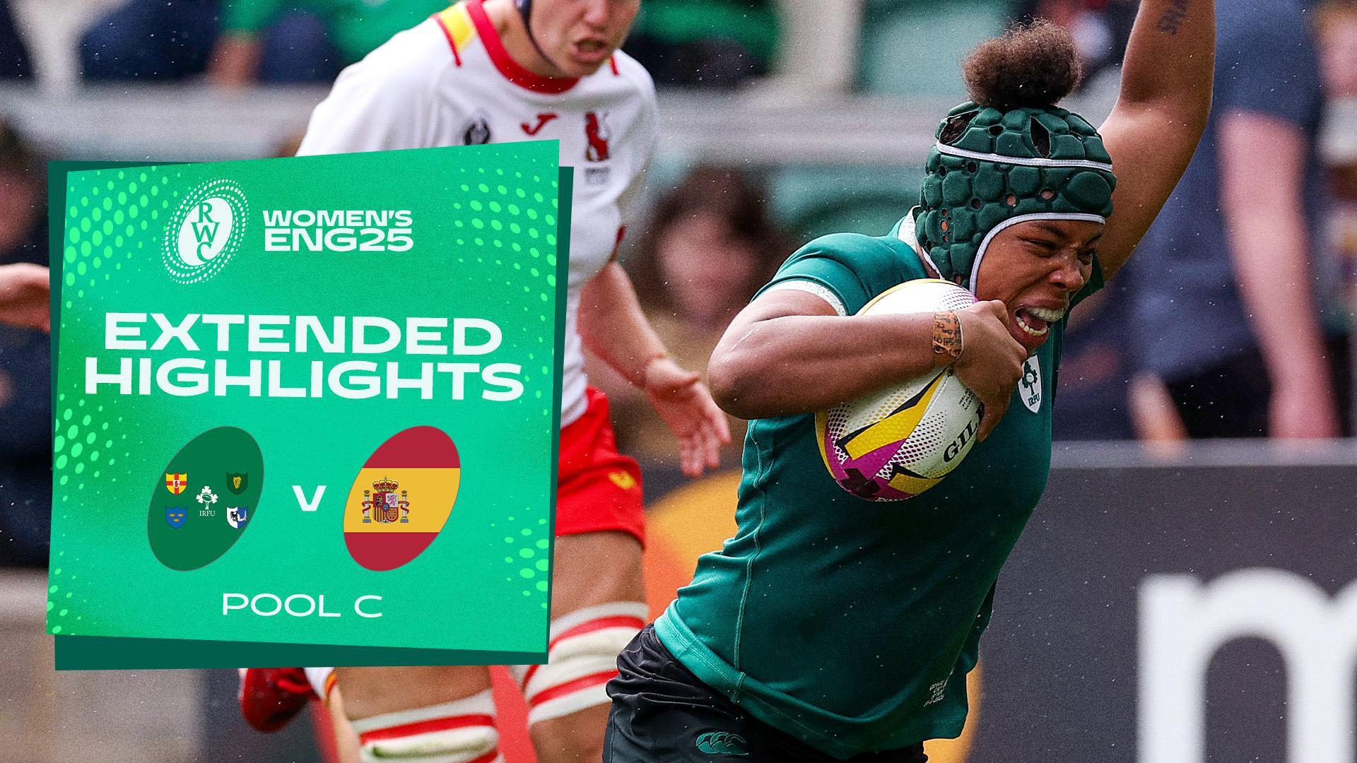 Spain Rugny Ireland v Spain | Rugby World Cup 2025 | Extended Highlights