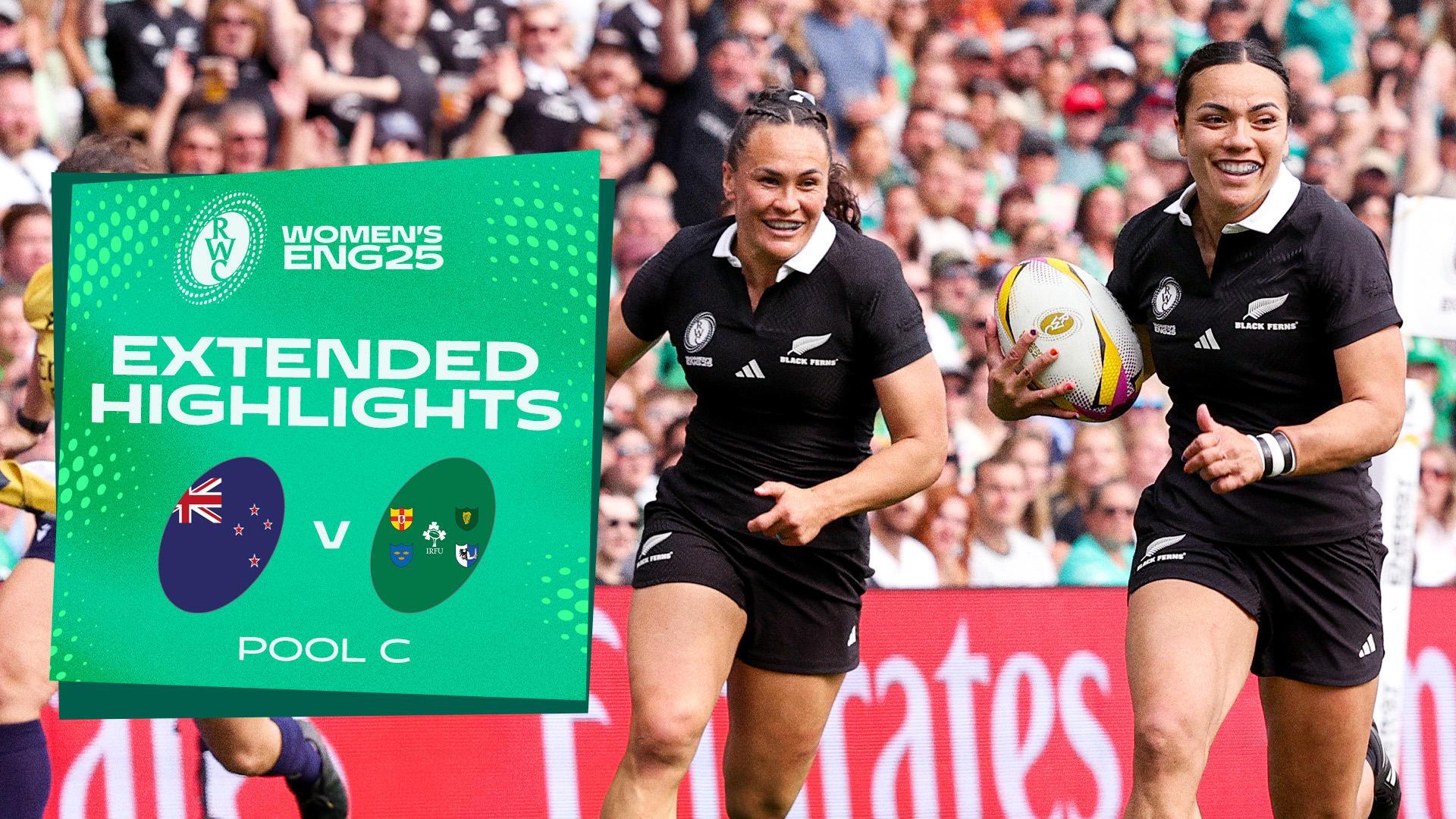 New Zealand v Ireland | Rugby World Cup 2025 | Extended Highlights